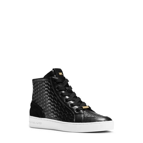 michael kors sneaker high|michael kors denim sneakers.